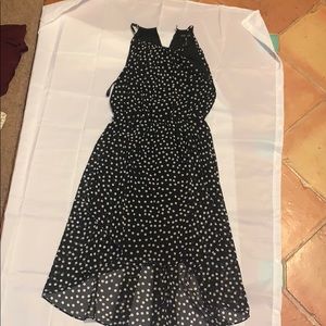 Navy blue and white take too dress